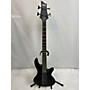 Used Schecter Guitar Research Stiletto Stealth 4 Electric Bass Guitar Matte Black