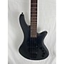 Used Schecter Guitar Research Stiletto Stealth Electric Bass Guitar Satin Black