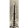 Used Schecter Guitar Research Stiletto Studio 4 String Electric Bass Guitar White