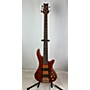 Used Schecter Guitar Research Stiletto Studio 5 String Electric Bass Guitar Trans Orange