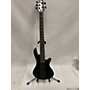Used Schecter Guitar Research Stiletto Studio 5 String Electric Bass Guitar Black