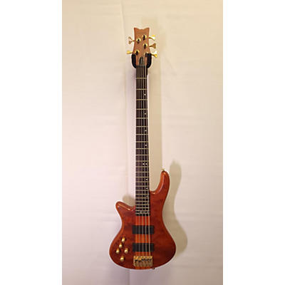 Schecter Guitar Research Stiletto Studio 5 String Left Handed Electric Bass Guitar