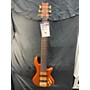 Used Schecter Guitar Research Stiletto Studio 6 String Fretless Electric Bass Guitar Honey Satin
