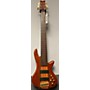 Used Schecter Guitar Research Stiletto Studio 6 String Fretless Electric Bass Guitar Natural