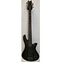 Used Schecter Guitar Research Stiletto Studio 8 String Electric Bass Guitar Black