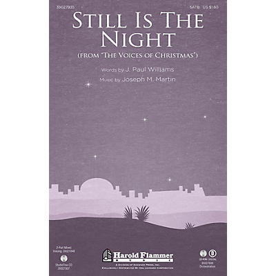 Shawnee Press Still Is the Night ORCHESTRA ACCOMPANIMENT Composed by Joseph M. Martin
