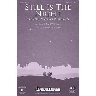 Shawnee Press Still Is the Night SATB composed by Joseph M. Martin