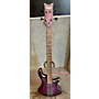 Used Schecter Guitar Research Stilleto Studio Electric Bass Guitar Purple