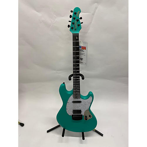 Ernie Ball Music Man Sting Ray BFR Signature Model Solid Body Electric Guitar Tealy Dan