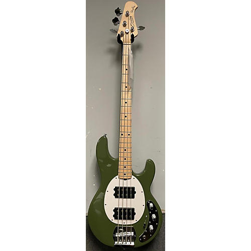 Sterling by Music Man Sting Ray Sub Series 4 HH Electric Bass Guitar Olive