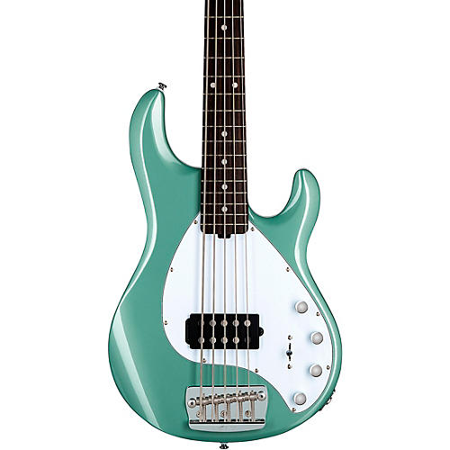 Sterling by Music Man StingRay 5 RAY35 Bass Condition 1 - Mint Dorado Green