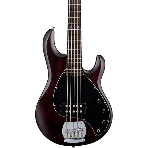Sterling by Music Man StingRay RAY5 5-String Electric Bass Guitar Satin Walnut