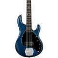 Sterling by Music Man StingRay RAY5 5-String Electric Bass Guitar Ruby Red BurstTransparent Blue
