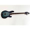 Sterling by Music Man StingRay Ray34 Burl Top Rosewood Fingerboard Electric Bass Condition 2 - Blemished Neptune Blue Satin 197881058838Condition 3 - Scratch and Dent Neptune Blue Satin 197881079277