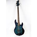 Sterling by Music Man StingRay Ray34 Burl Top Rosewood Fingerboard Electric Bass Condition 2 - Blemished Neptune Blue Satin 197881167233Condition 3 - Scratch and Dent Neptune Blue Satin 197881151645