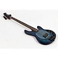 Sterling by Music Man StingRay Ray34 Burl Top Rosewood Fingerboard Electric Bass Condition 2 - Blemished Neptune Blue Satin 197881108311Condition 3 - Scratch and Dent Neptune Blue Satin 197881258566