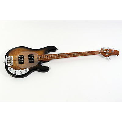 Sterling by Music Man StingRay Ray34HH Spalted Maple Top Maple Fingerboard Electric Bass Guitar