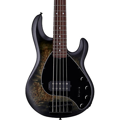 Sterling by Music Man StingRay Ray35 Burl Top Rosewood Fingerboard 5-String Electric Bass