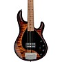 Sterling by Music Man StingRay Ray35 Quilt Top Maple Fingerboard 5-String Electric Bass Island Burst