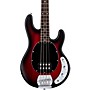Sterling by Music Man StingRay Ray4 Electric Bass Ruby Red Burst Black Pickguard