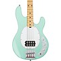 Sterling by Music Man StingRay Ray4 Maple Fingerboard Electric Bass Mint Green White Pickguard