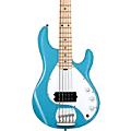 Sterling by Music Man StingRay Ray5 Maple Fingerboard 5-String Electric Bass Mint GreenChopper Blue
