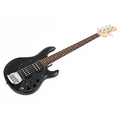 Sterling by Music Man StingRay Ray5HH Limited-Edition 5-String Bass Guitar Condition 3 - Scratch and Dent Trans Black Satin 197881370411