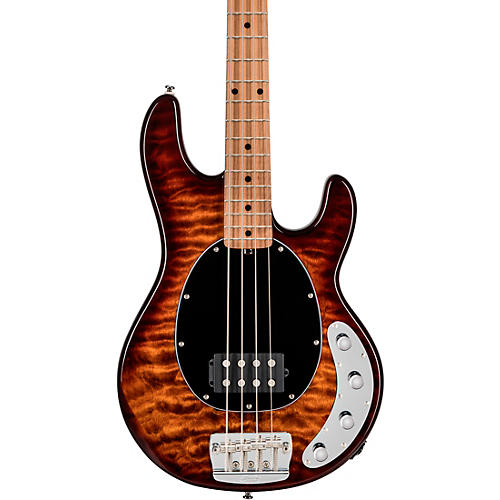 StingRay Roasted Maple Neck Quilt Top Bass