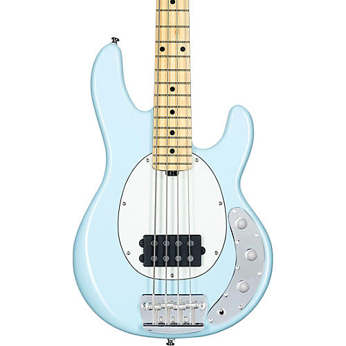 Sterling by Music Man StingRay Short Scale Maple Fingerboard Electric Bass Condition 1 - Mint Daphne Blue