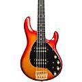 Ernie Ball Music Man StingRay Special 5 HH 5-String Bass Guitar Fallout GreenCherry Punch