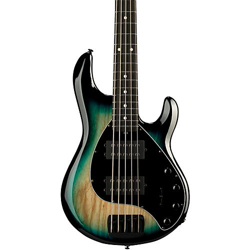 Ernie Ball Music Man StingRay Special 5 HH 5-String Electric Bass Guitar - Mean Blue Burst