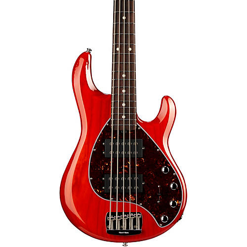 Ernie Ball Music Man StingRay Special 5 HH 5-String Electric Bass Guitar - Translucent Orange