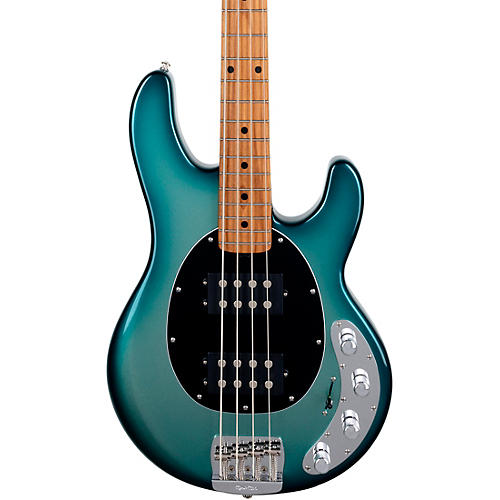 Ernie Ball Music Man StingRay Special HH Maple Fingerboard Electric Bass Frost Green Pearl