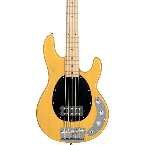 Sterling by Music Man StingRay5 Classic Ray25 Maple Fingerboard 5-String Electric Bass Butterscotch