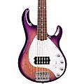 Ernie Ball Music Man StingRay5 Special H 5-String Electric Bass Guitar Purple SunsetPurple Sunset
