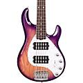 Ernie Ball Music Man StingRay5 Special HH 5-String Electric Bass Guitar Purple SunsetPurple Sunset