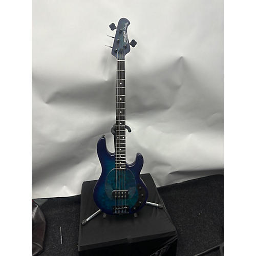Sterling by Music Man Stingray 34PB Electric Bass Guitar Blue