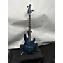 Used Sterling by Music Man Stingray 34PB Electric Bass Guitar Blue