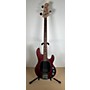 Used Sterling by Music Man Stingray 4 Sub Series Electric Bass Guitar Wine Red