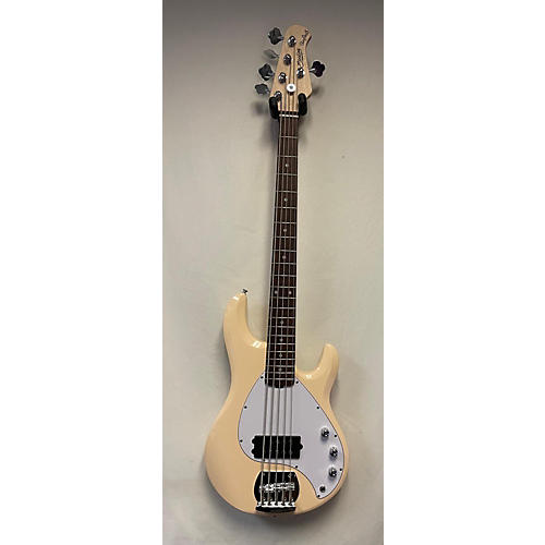 Sterling by Music Man Stingray 5 Electric Bass Guitar Vintage Cream