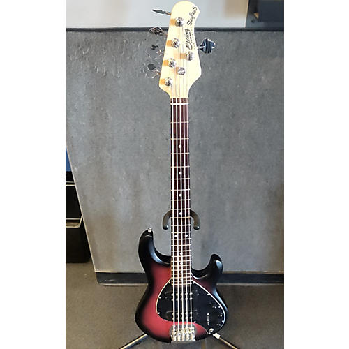 Sterling by Music Man Stingray 5hh Electric Bass Guitar ruby red burst
