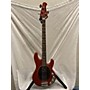 Used Ernie Ball Music Man Stingray H Electric Bass Guitar Fire engine red
