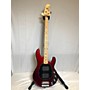 Used Ernie Ball Music Man Stingray HH 4 String Electric Bass Guitar CRIMSON RED