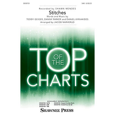 Shawnee Press Stitches SAB by Shawn Mendes arranged by Jacob Narverud