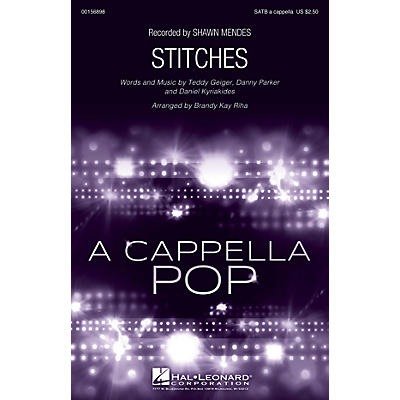 Hal Leonard Stitches SATB a cappella by Shawn Mendes arranged by Brandy Kay Riha