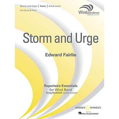 Boosey and Hawkes Storm and Urge (Score Only) Concert Band Level 5 Composed by Edward Fairlie