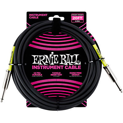 Ernie Ball Straight Instrument Cable - Black