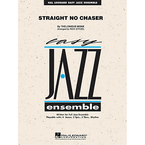 Hal Leonard Straight No Chaser Jazz Band Level 2 Arranged by Rick Stitzel