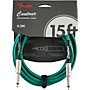Fender Straight to Straight Instrument Contour Cable 15 ft. Sherwood Green