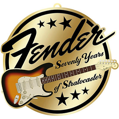 Fender Strat Metal Ornament